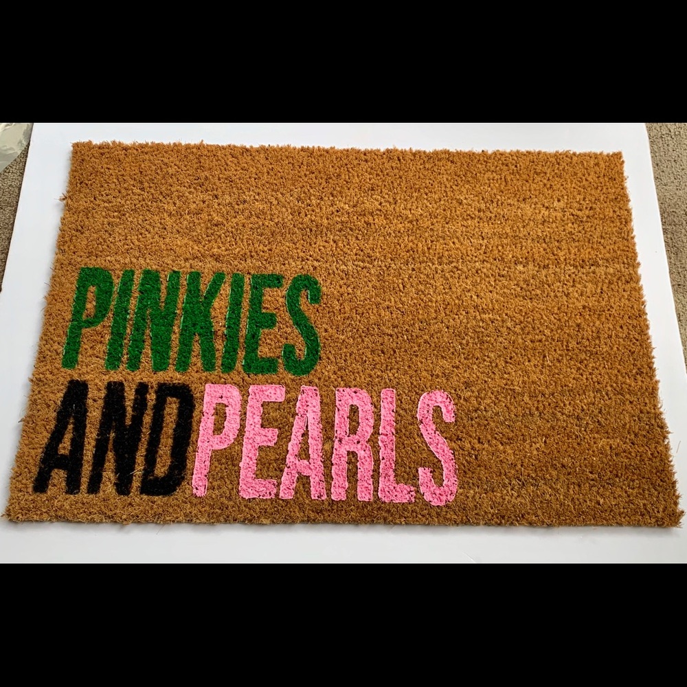 AKA Custom Doormat, Alpha Kappa Alpha Doormat,Coir